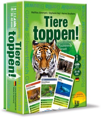 Alle Details zum Brettspiel Tiere toppen! und ähnlichen Spielen