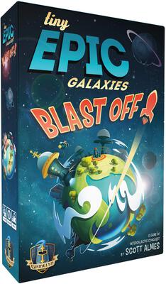 Alle Details zum Brettspiel Tiny Epic Galaxies BLAST OFF! (Erweiterung) und ähnlichen Spielen