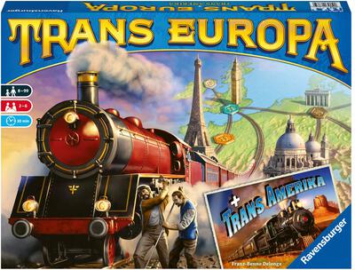 Alle Details zum Brettspiel Trans Europa und ähnlichen Spielen