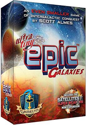 Alle Details zum Brettspiel Ultra-Tiny Epic Galaxies und ähnlichen Spielen
