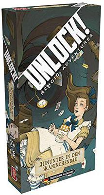 Alle Details zum Brettspiel Unlock!: Heroic Adventures – Hinunter in den Kaninchenbau und ähnlichen Spielen