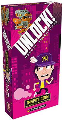 Alle Details zum Brettspiel Unlock!: Heroic Adventures – Insert Coin und ähnlichen Spielen