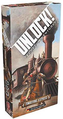 Alle Details zum Brettspiel Unlock!: Secret Adventures – Tombstone Express und ähnlichen Spielen
