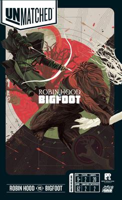 Alle Details zum Brettspiel Unmatched: Robin Hood vs. Bigfoot und ähnlichen Spielen