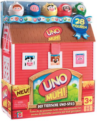 Alle Details zum Brettspiel UNO muh! und ähnlichen Spielen