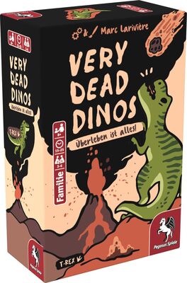 Alle Details zum Brettspiel Very Dead Dinos: T-Rex und ähnlichen Spielen