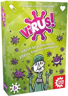 Alle Details zum Brettspiel Virus! Vorsicht, Ansteckungsgefahr! und ähnlichen Spielen