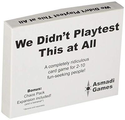Alle Details zum Brettspiel We Didn't Playtest This At All und ähnlichen Spielen