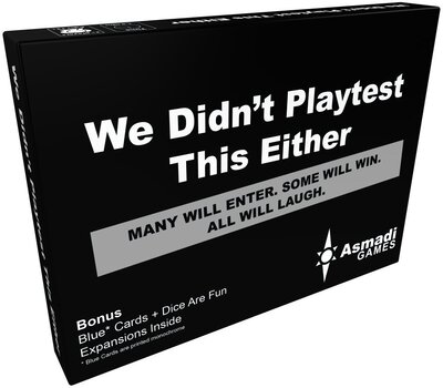 Alle Details zum Brettspiel We Didn't Playtest This Either with Blue Deck and Dice Are Fun Expansions und ähnlichen Spielen
