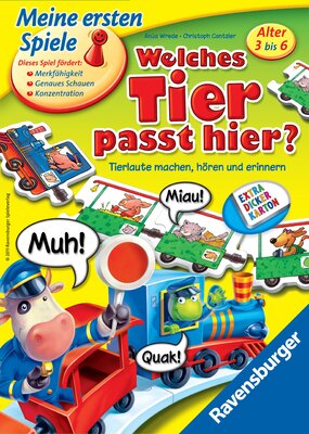 Alle Details zum Brettspiel Welches Tier passt hier? und ähnlichen Spielen