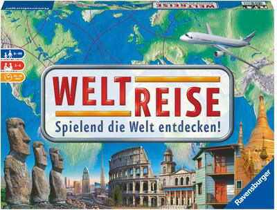 Alle Details zum Brettspiel Weltreise und ähnlichen Spielen