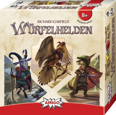 Alle Details zum Brettspiel Würfelhelden und ähnlichen Spielen