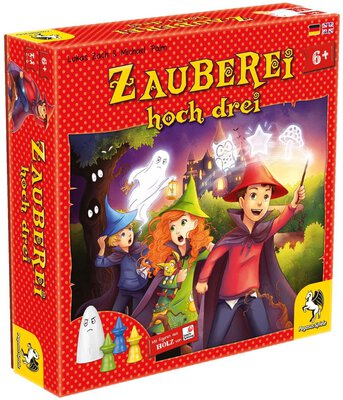 Alle Details zum Brettspiel Zauberei hoch drei und ähnlichen Spielen