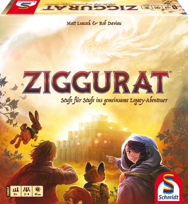 Alle Details zum Brettspiel Ziggurat - Stufe für Stufe ins geheime Legacy-Abenteuer und ähnlichen Spielen