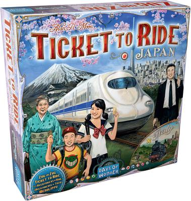 Alle Details zum Brettspiel Zug um Zug: Japan & Italien (7. Erweiterung) und ähnlichen Spielen