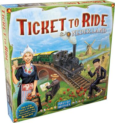 Alle Details zum Brettspiel Zug um Zug: Niederlande (4. Karten-Erweiterung) und ähnlichen Spielen