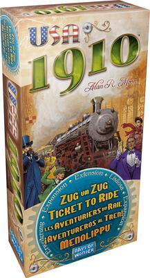 Alle Details zum Brettspiel Zug um Zug: USA 1910 (Erweiterung) und ähnlichen Spielen