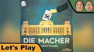YouTube Review vom Spiel "Die Macher" von Hunter & Cron - Brettspiele