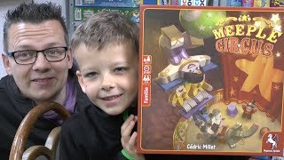 YouTube Review vom Spiel "Meeple Circus" von SpieleBlog
