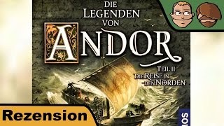 YouTube Review vom Spiel "Die Legenden von Andor: Chada & Thorn" von Hunter & Cron - Brettspiele
