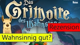 YouTube Review vom Spiel "Das Grimoire des Wahnsinns" von Spielama