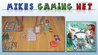 YouTube Review vom Spiel "Doctor Panic" von Mikes Gaming Net - Brettspiele