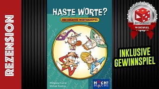 YouTube Review vom Spiel "Haste Worte?" von Brettspielblog.net - Brettspiele im Test