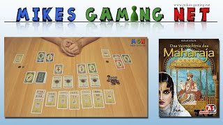 YouTube Review vom Spiel "Das Vermächtnis des Maharaja" von Mikes Gaming Net - Brettspiele