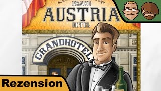YouTube Review vom Spiel "Grand Austria Hotel" von Hunter & Cron - Brettspiele