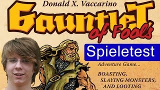 YouTube Review vom Spiel "Gauntlet of Fools" von Spielama