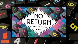 YouTube Review vom Spiel "No Return - Es gibt kein Zurück!" von BoardGameGeek