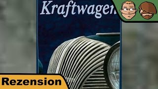 YouTube Review vom Spiel "Kraftwagen" von Hunter & Cron - Brettspiele