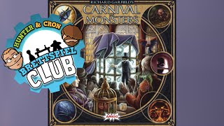 YouTube Review vom Spiel "Carnival of Monsters" von Hunter & Cron - Brettspiele