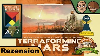 YouTube Review vom Spiel "Terraforming Mars (Deutscher Spielepreis 2017 Gewinner)" von Hunter & Cron - Brettspiele
