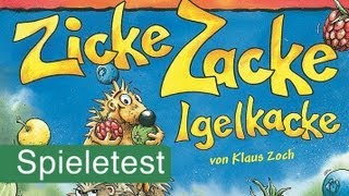 YouTube Review vom Spiel "Zicke Zacke" von Spielama