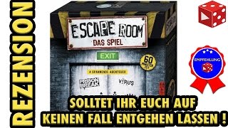 YouTube Review vom Spiel "Escape Room: Das Spiel" von Brettspielblog.net - Brettspiele im Test