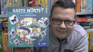 YouTube Review vom Spiel "Haste Worte?" von SpieleBlog