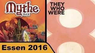YouTube Review vom Spiel "Myth" von Hunter & Cron - Brettspiele