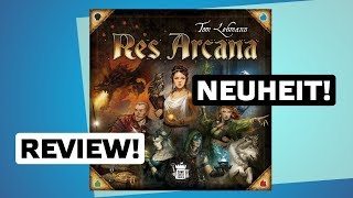 YouTube Review vom Spiel "Res Arcana" von SPIELKULTde