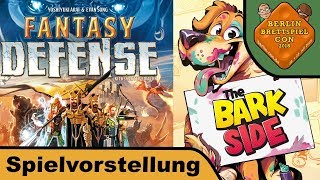 YouTube Review vom Spiel "Fantasy Defense" von Hunter & Cron - Brettspiele
