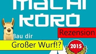 YouTube Review vom Spiel "Machi Koro (Sieger À la carte 2015 Kartenspiel-Award)" von Spielama