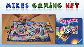 YouTube Review vom Spiel "Das Nilpferd in der Achterbahn" von Mikes Gaming Net - Brettspiele