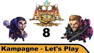 YouTube Review vom Spiel "Arcadia Quest" von Hunter & Cron - Brettspiele