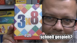 YouTube Review vom Spiel "3x8" von SpieleBlog