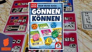 YouTube Review vom Spiel "Man muss auch gönnen können" von BoardGameGeek