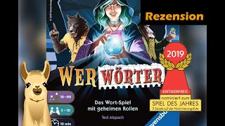 YouTube Review vom Spiel "Werwörter" von Spielama