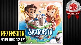 YouTube Review vom Spiel "Santorini" von Brettspielblog.net - Brettspiele im Test