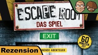 YouTube Review vom Spiel "Escape Room: Das Spiel" von Hunter & Cron - Brettspiele