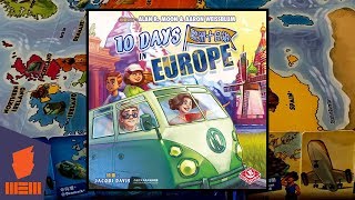 YouTube Review vom Spiel "Europa Tour" von BoardGameGeek