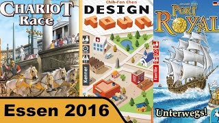 YouTube Review vom Spiel "Chariot Race: Das große Wagenrennen" von Hunter & Cron - Brettspiele